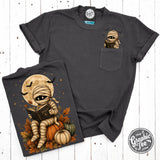 Spellbound Mummy Pigment Dyed Pocket Tee - Aaria Tees Aaria Tees