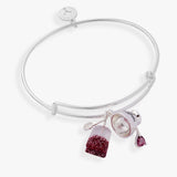 'Spill the Tea' Cup & Tea Bag Charm Bangle - Aaria Tees Aaria Tees
