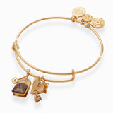 'Spill the Tea' Cup & Tea Bag Charm Bangle - Aaria Tees Aaria Tees