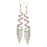 Spiral Swirl Peruvian Thread Earrings - Aaria Tees Aaria Tees