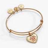 'In My Sports Mom Era' Heart' Charm Bangle - Aaria Tees Aaria Tees