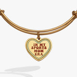 'In My Sports Mom Era' Heart' Charm Bangle - Aaria Tees Aaria Tees