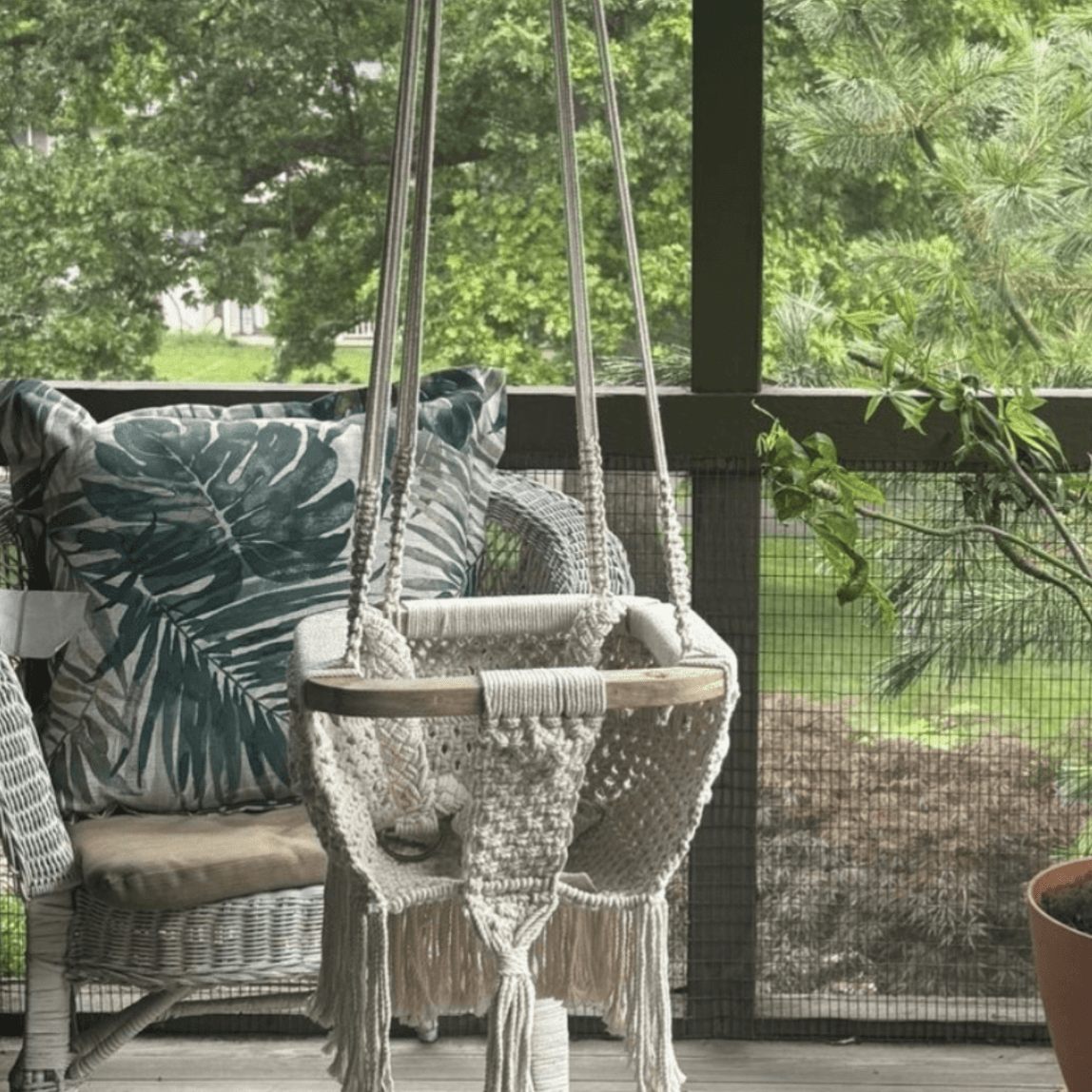 Macrame Swing - Aaria Tees Aaria Tees