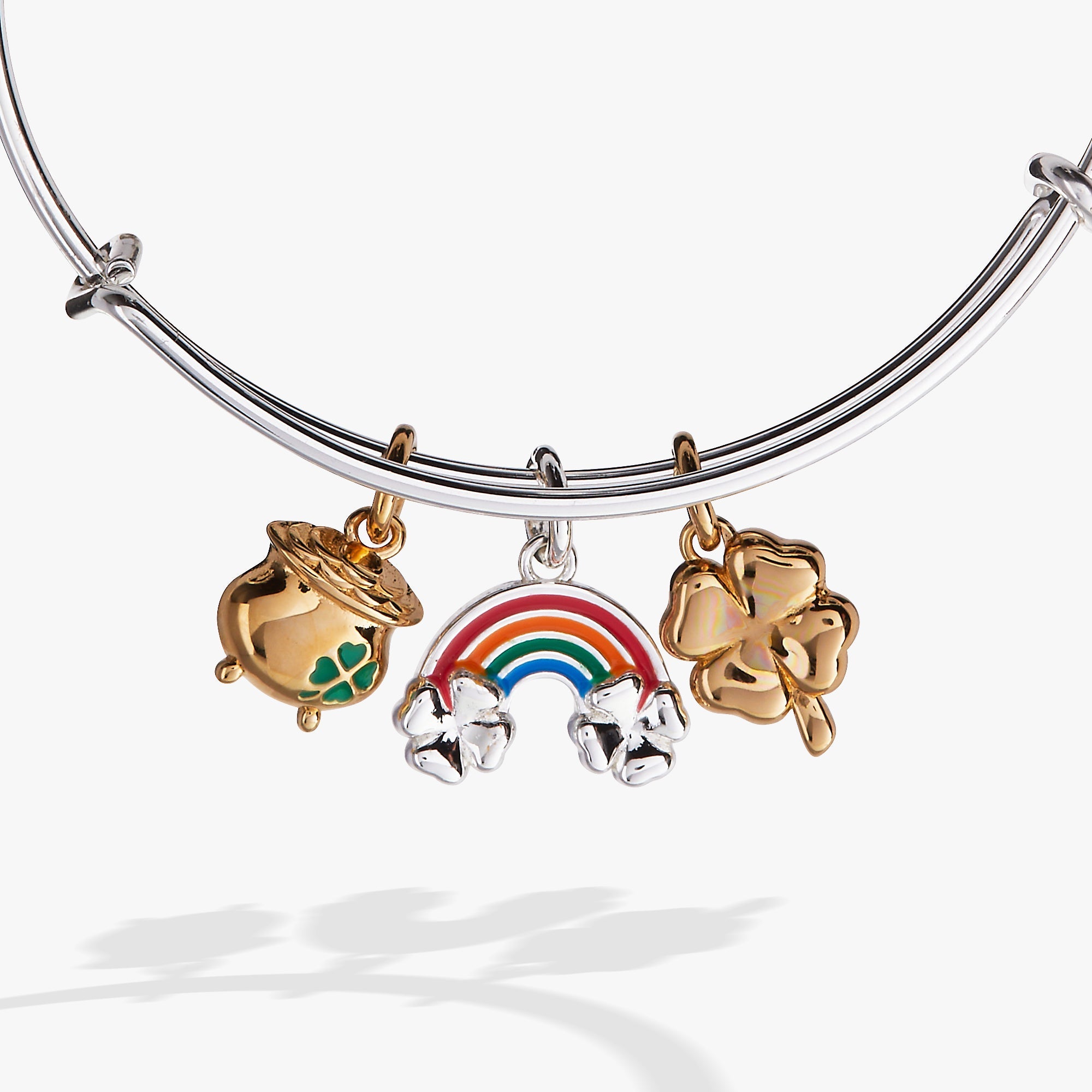 End of the Rainbow Multi-Charm Bangle - Aaria Tees Aaria Tees