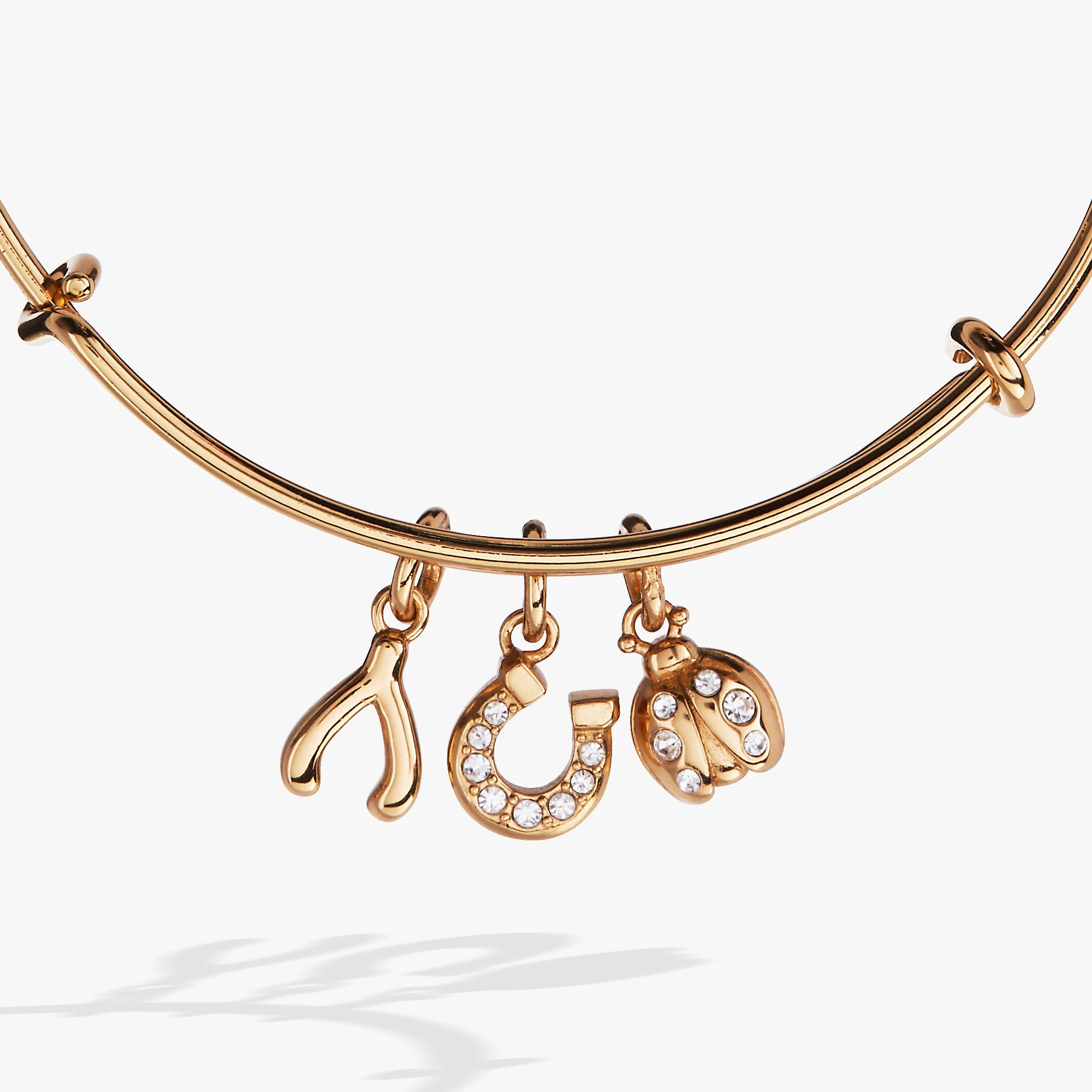 Love and Luck Multi-Charm Bangle - Aaria Tees Aaria Tees