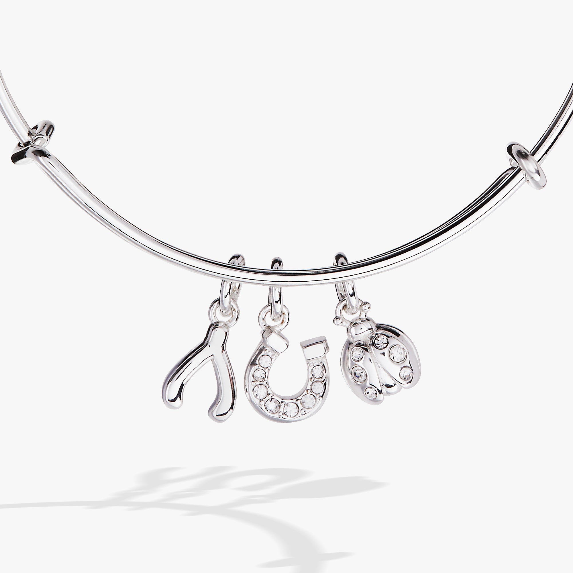 Love and Luck Multi-Charm Bangle - Aaria Tees Aaria Tees