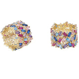 Stacie Rainbow Baguette Ring Aaria Tees