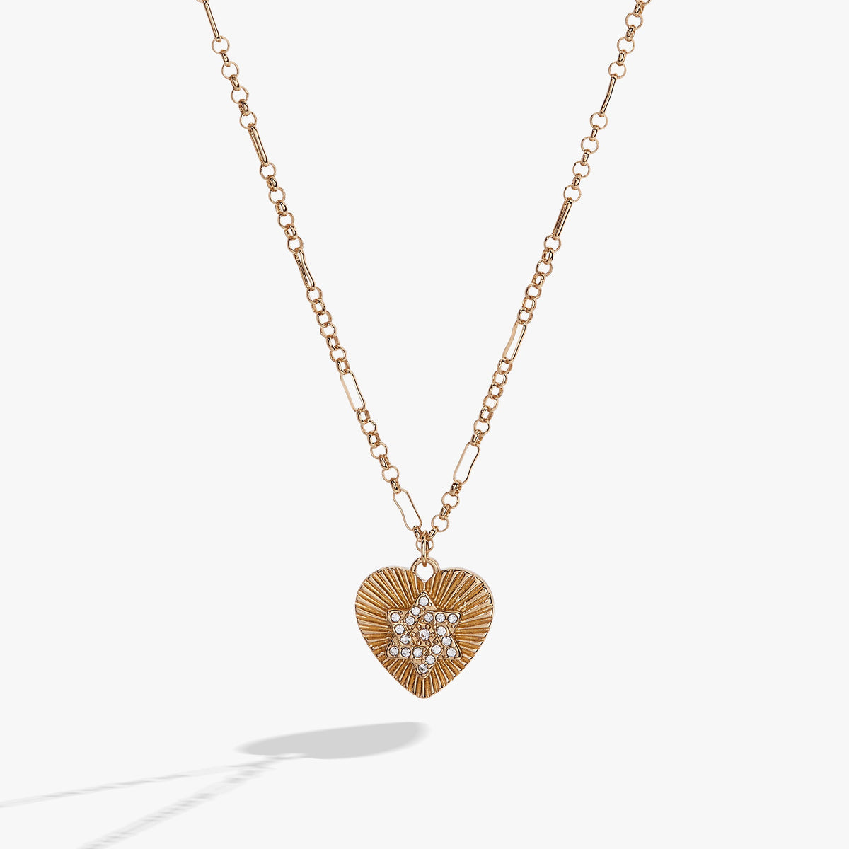 Faith and Family Star of David Pendant Necklace - Aaria Tees