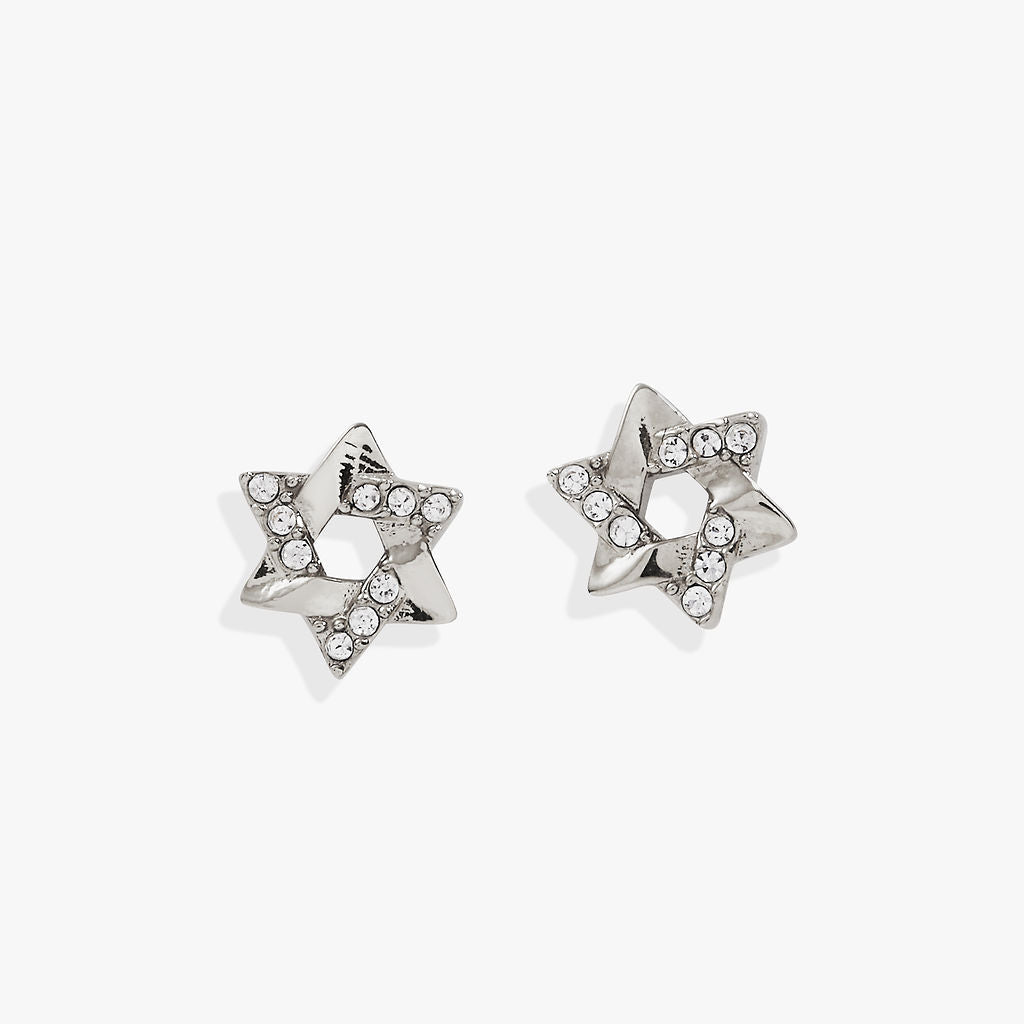 Star of David Mini Stud Earrings - Aaria Tees Aaria Tees