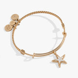 Textured Starfish Charm Bangle - Aaria Tees Aaria Tees