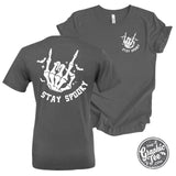Stay Spooky Youth Short Sleeve Tee - Aaria Tees Aaria Tees