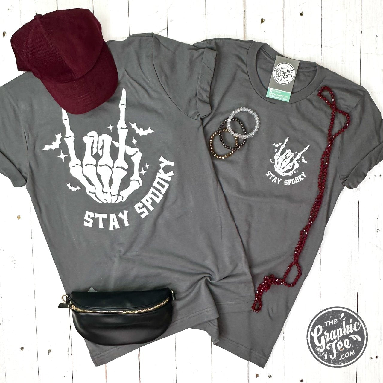 Stay Spooky Youth Short Sleeve Tee - Aaria Tees Aaria Tees
