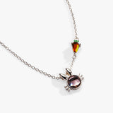 Crystal Bunny Pendant Necklace - Aaria Tees Aaria Tees