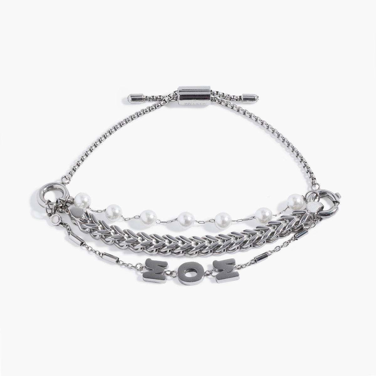 Mom Pearl Stranded™ Bracelet Set - Aaria Tees