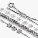Mom Pearl Stranded™ Bracelet Set - Aaria Tees Aaria Tees