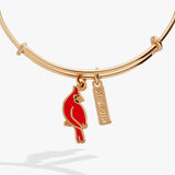 'Strength' Cardinal Duo Charm Bangle Bracelet - Aaria Tees Aaria Tees