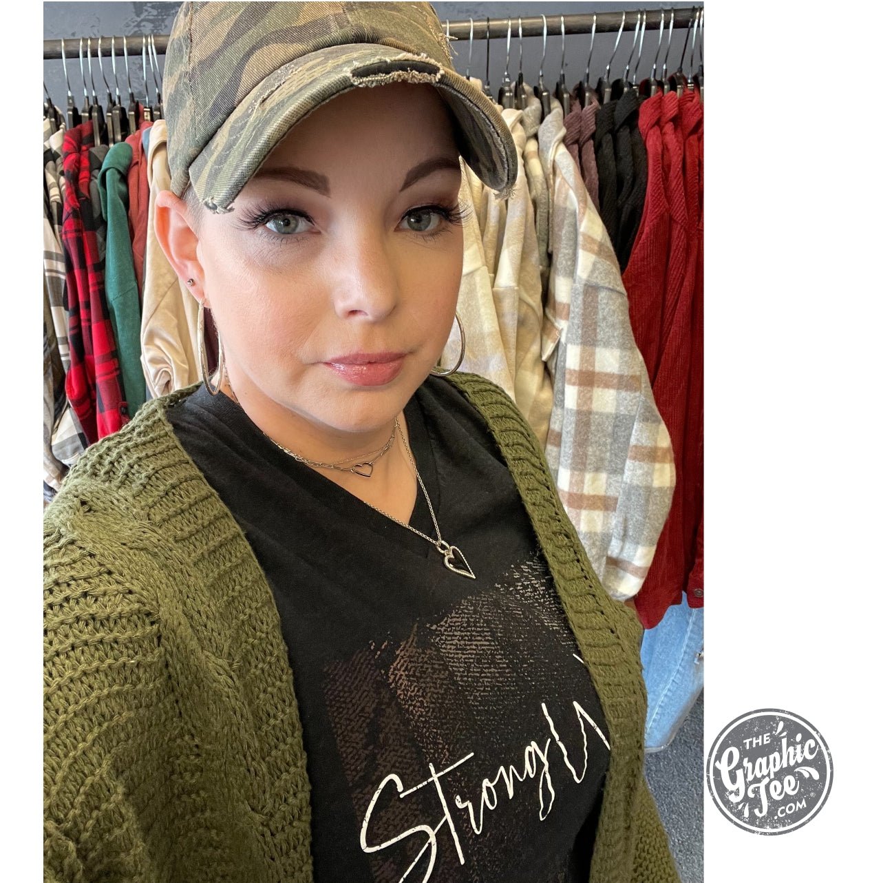 Strong Women V Neck Tee - Aaria Tees Aaria Tees