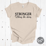Stronger than the Storm Crewneck Tee - Aaria Tees Aaria Tees
