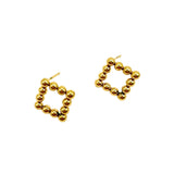 Wyatt Small Square Stud Earrings - Aaria Tees Aaria Tees