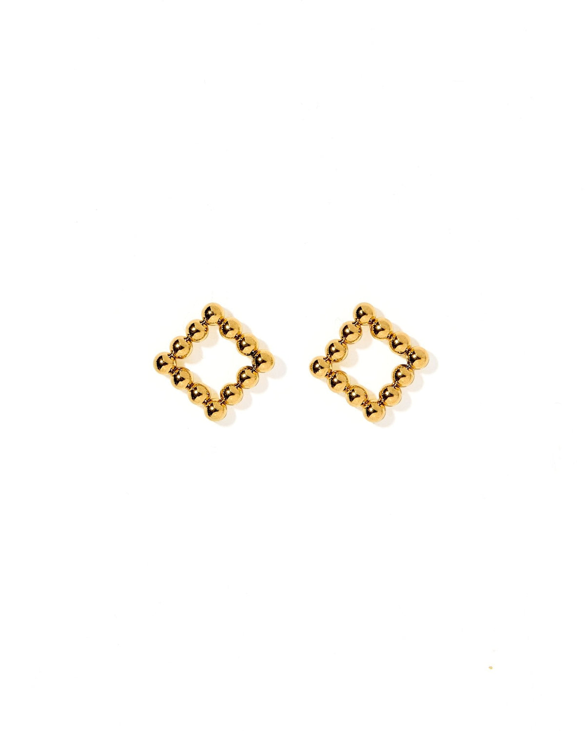Wyatt Small Square Stud Earrings - Aaria Tees