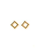 Wyatt Small Square Stud Earrings - Aaria Tees Aaria Tees