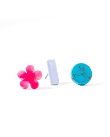 Stud Trio Stud Earring Set - Lollipop - Aaria Tees Aaria Tees