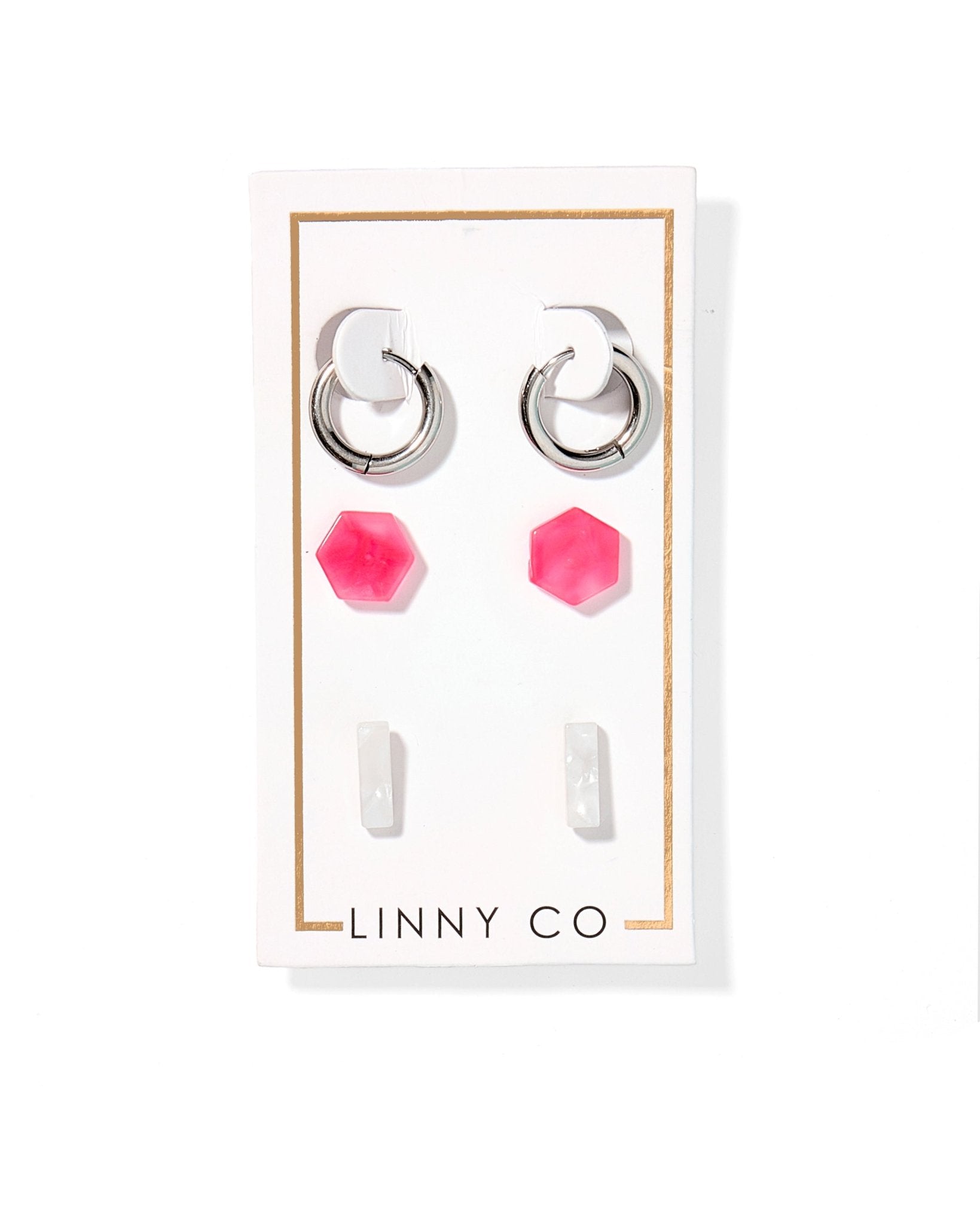 Stud Trio Stud Earring Set - Winter - Aaria Tees Aaria Tees