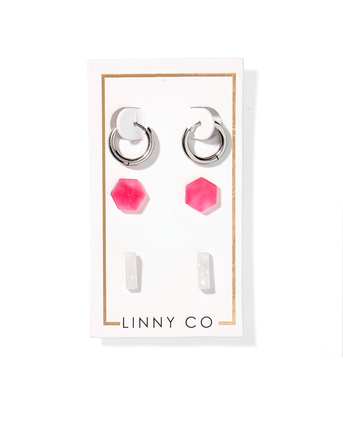 Stud Trio Stud Earring Set - Winter - Aaria Tees
