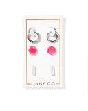 Stud Trio Stud Earring Set - Winter - Aaria Tees Aaria Tees