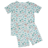 Fishing Poles Summer Pajama Set Aaria Tees