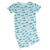 Surfing Beach Summer Pajama Set Aaria Tees