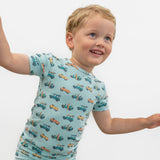 Surfing Beach Summer Pajama Set Aaria Tees