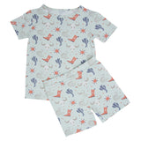 Bulls Boots Lasso Western Summer Pajama Set Aaria Tees