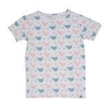 Pink Farm Hens Bamboo Summer Pajama Set Aaria Tees