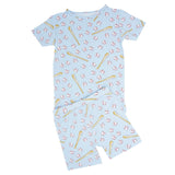 Classic Baseball Summer Pajama Set Aaria Tees