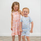 Classic Baseball Summer Pajama Set Aaria Tees
