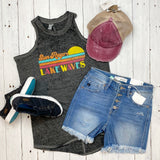 Sun Rays, Lake Waves - Ladies Tank - Aaria Tees Aaria Tees