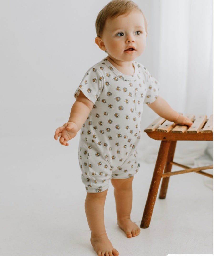 short sleeve romper | sun - Aaria Tees Aaria Tees