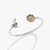 Sunflower & Bee Flex Cuff - Aaria Tees Aaria Tees