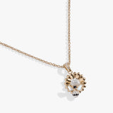 Sunflower & Bee Pendant Necklace - Aaria Tees Aaria Tees
