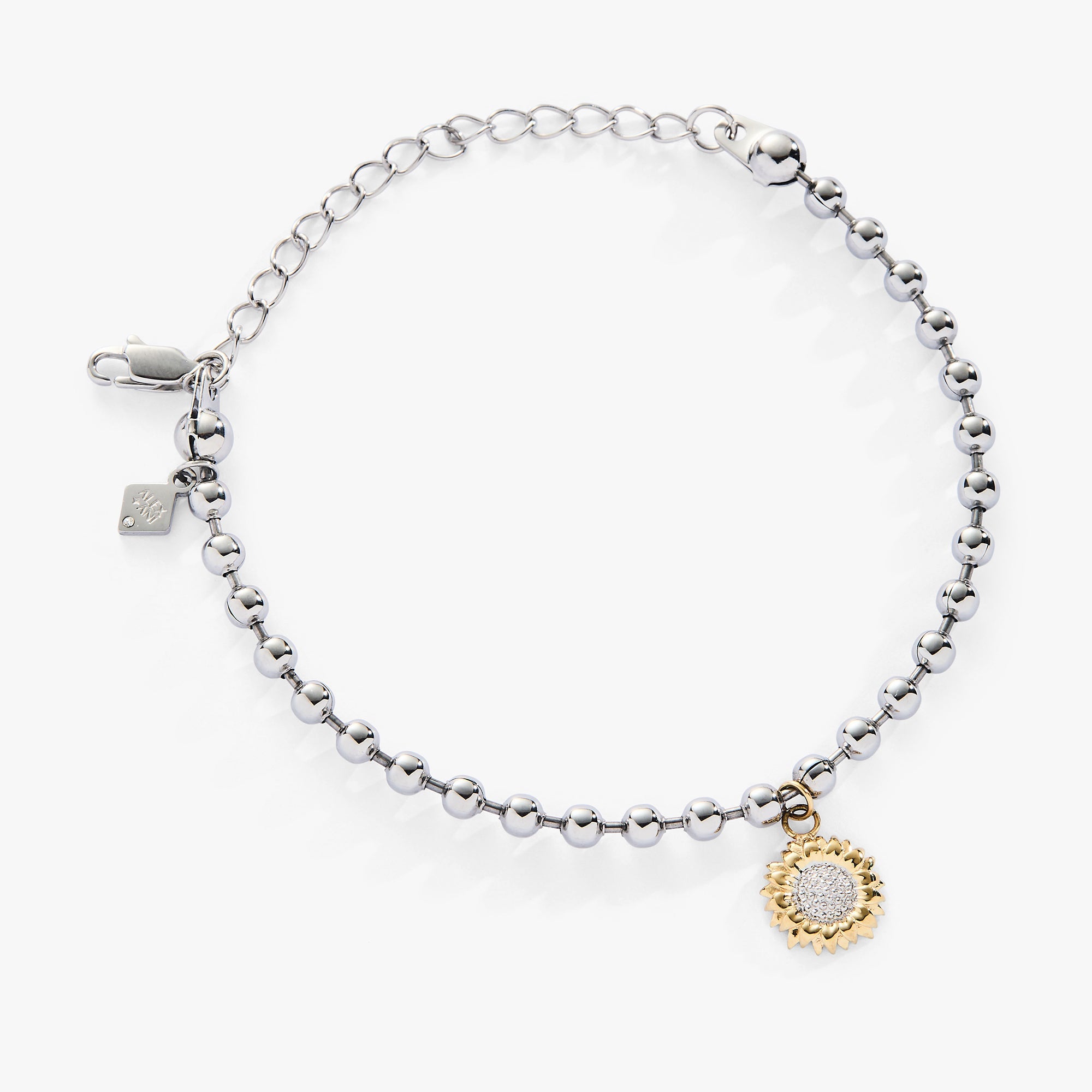 Sunflower Ball Chain Bracelet - Aaria Tees Aaria Tees