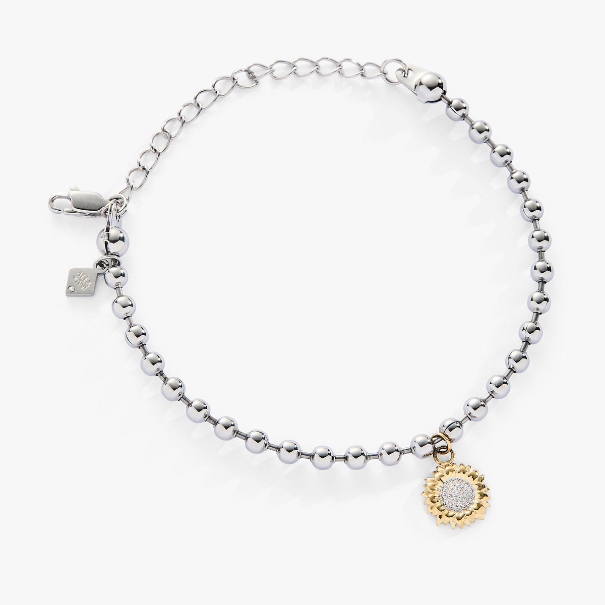 Sunflower Ball Chain Bracelet - Aaria Tees