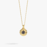 Sunflower 'Choose Happiness' Mantra Necklace - Aaria Tees Aaria Tees