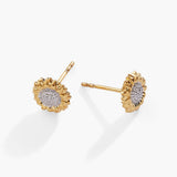 Sunflower Mini Stud Earrings - Aaria Tees Aaria Tees