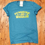 Sunshine and Whiskey - Unisex Tee - Aaria Tees Aaria Tees
