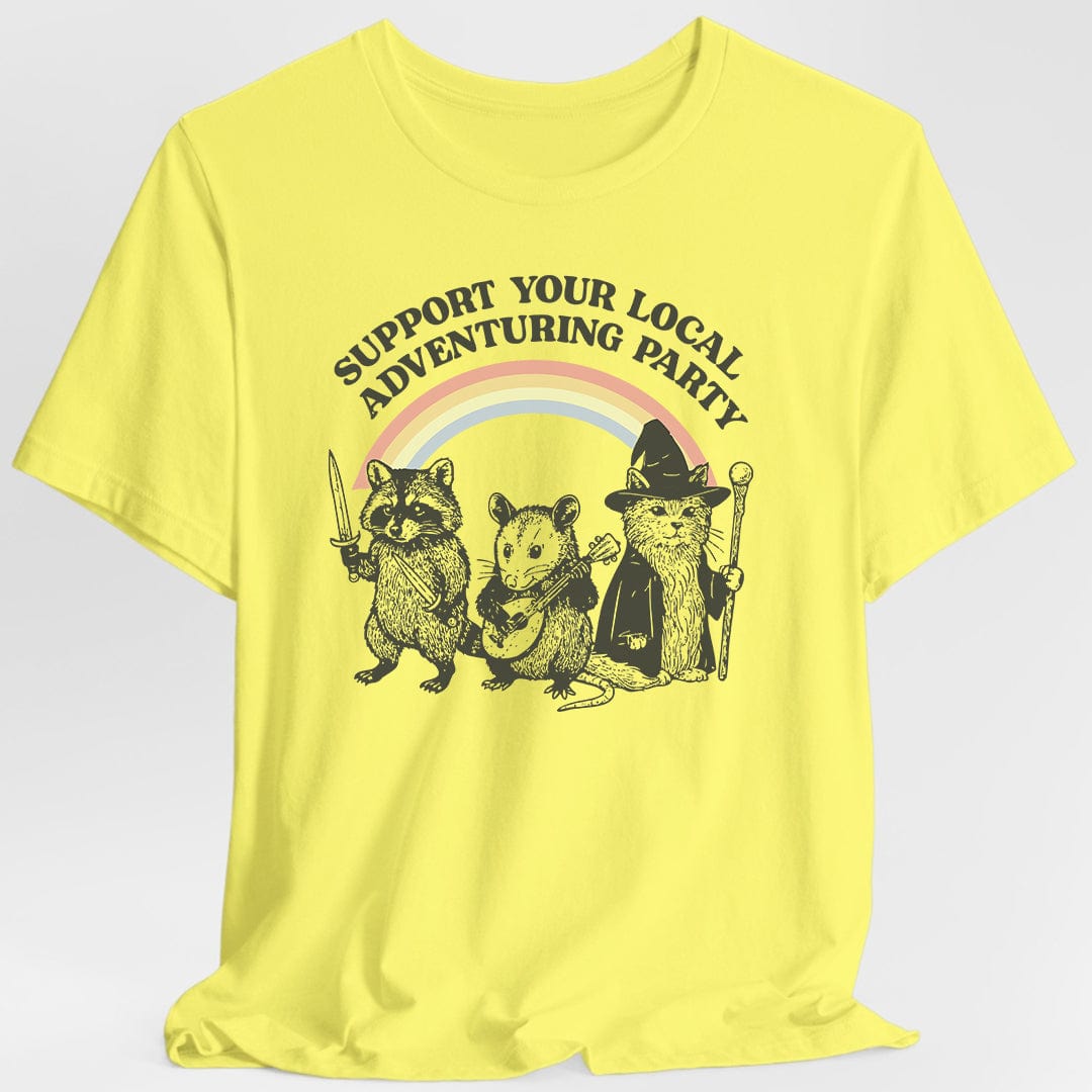 Support Your Local Adventuring Party T-Shirt - Aaria Tees Aaria Tees