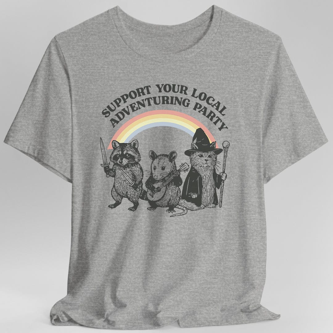 Support Your Local Adventuring Party T-Shirt - Aaria Tees Aaria Tees