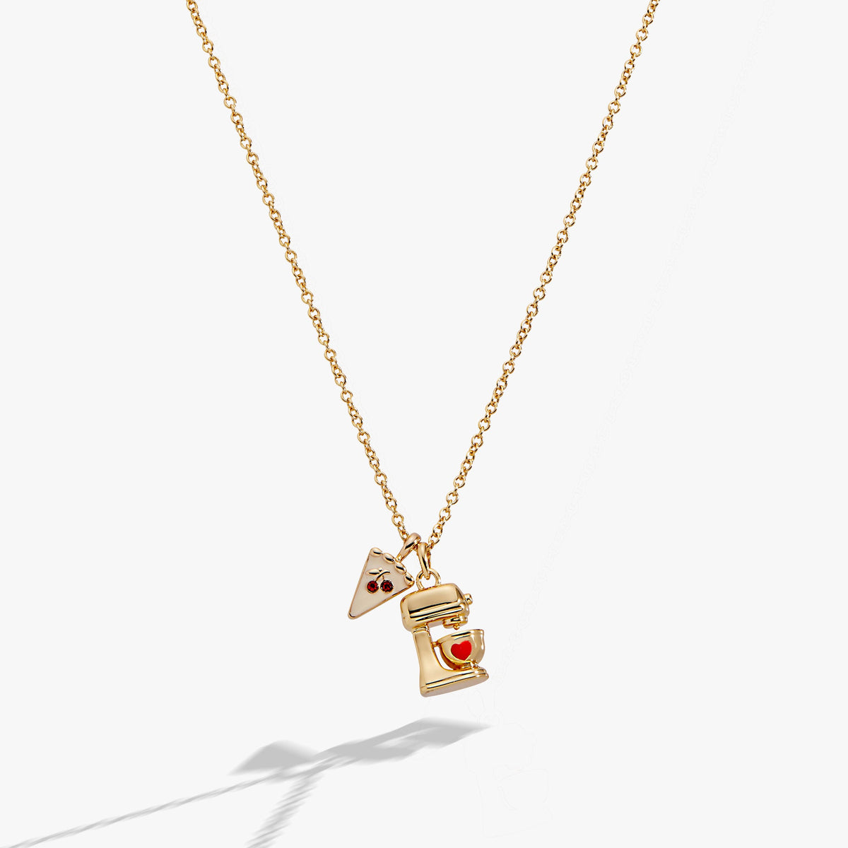 Sweet Shop Pie and Kitchen Mixer Charm Pendant Necklace - Aaria Tees