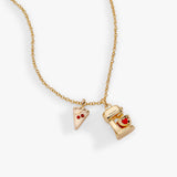 Sweet Shop Pie and Kitchen Mixer Charm Pendant Necklace - Aaria Tees Aaria Tees
