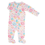 Sweet Tooth Zipper Footie Aaria Tees